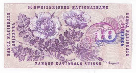 Schweiz 10 Franken 1970